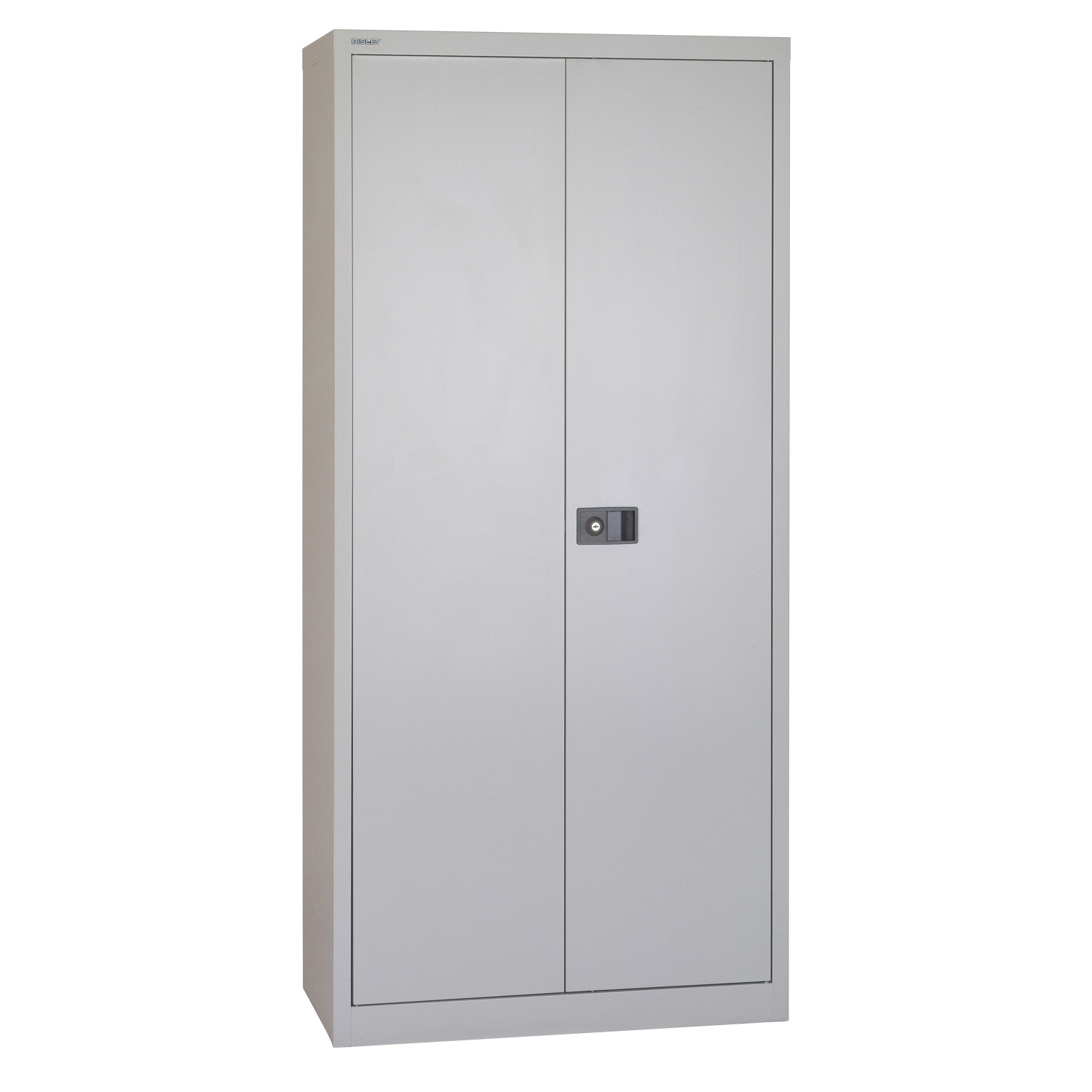 Two Door Office Cupboard in Goose Grey