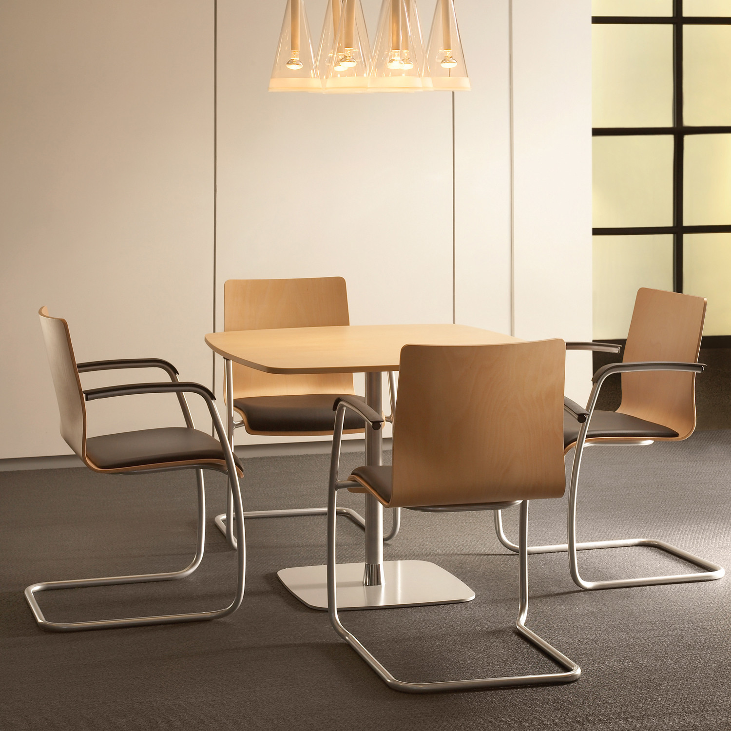 Team Cantilever Meeting Chairs by Connection 