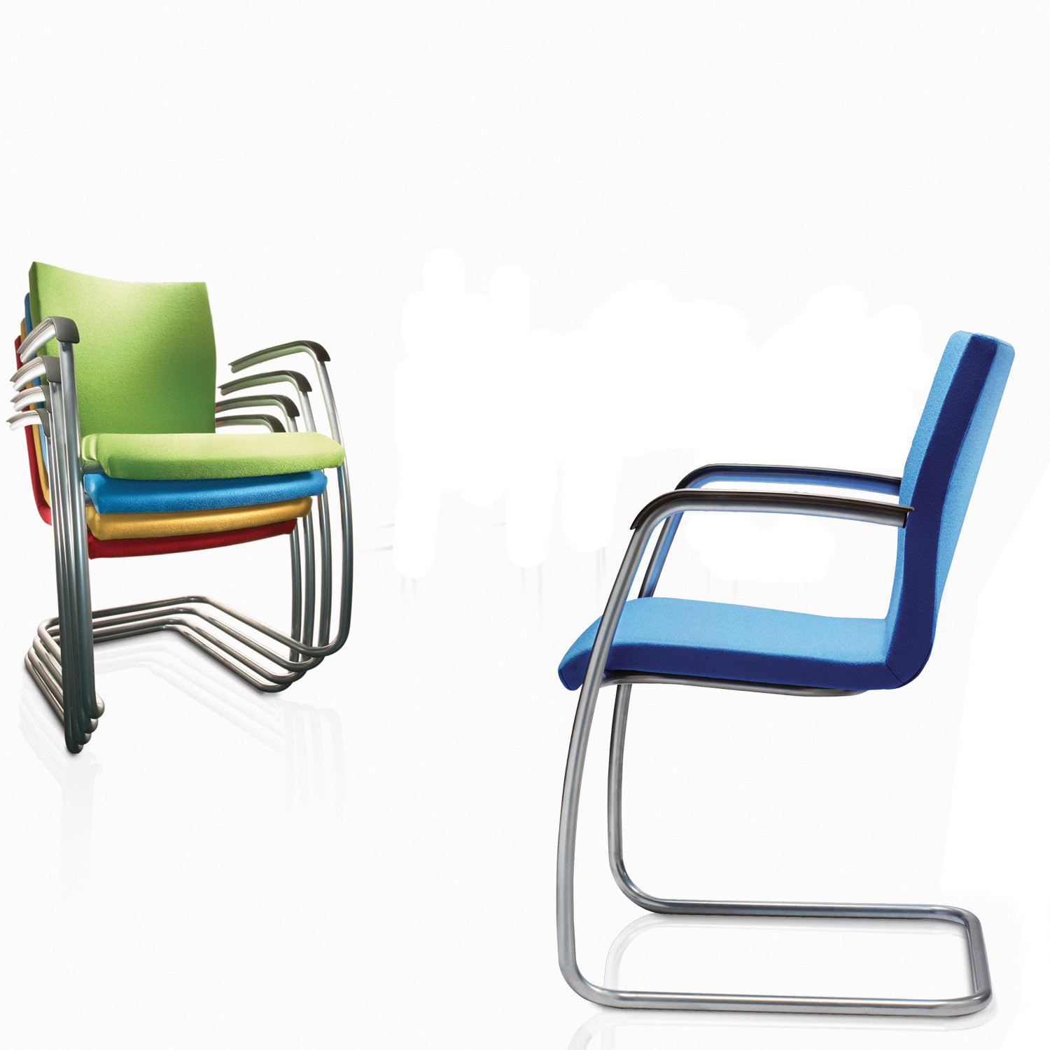 Team Cantilever Stacking Chairs