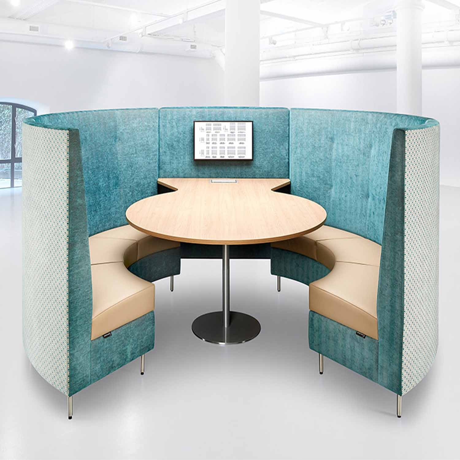 Forum Work Booth System Front View