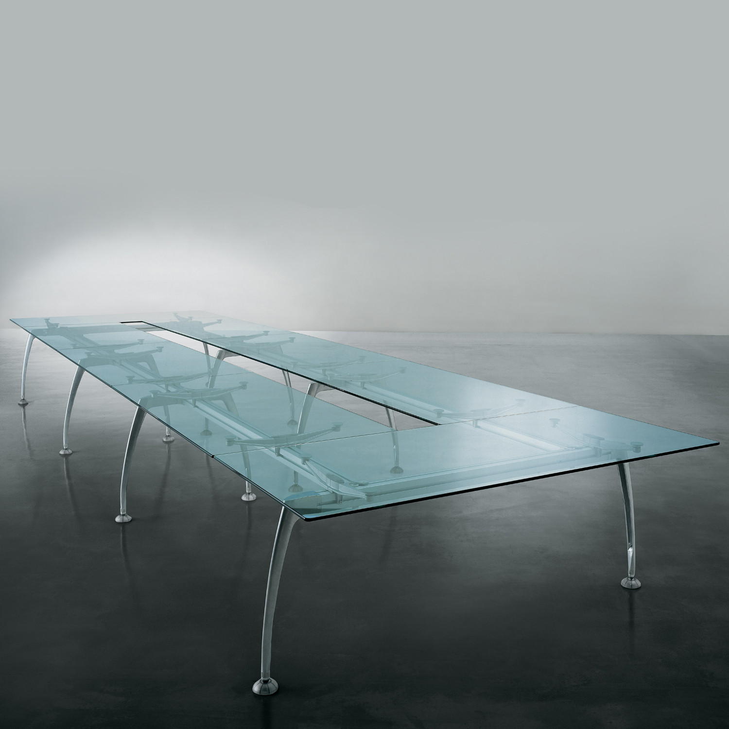 Tiper Glass Conference Table