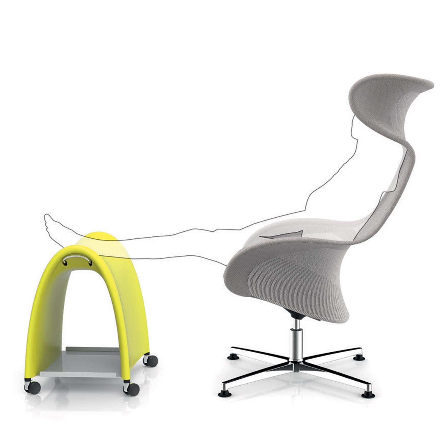 Torro Footstool by Martin Ballendat