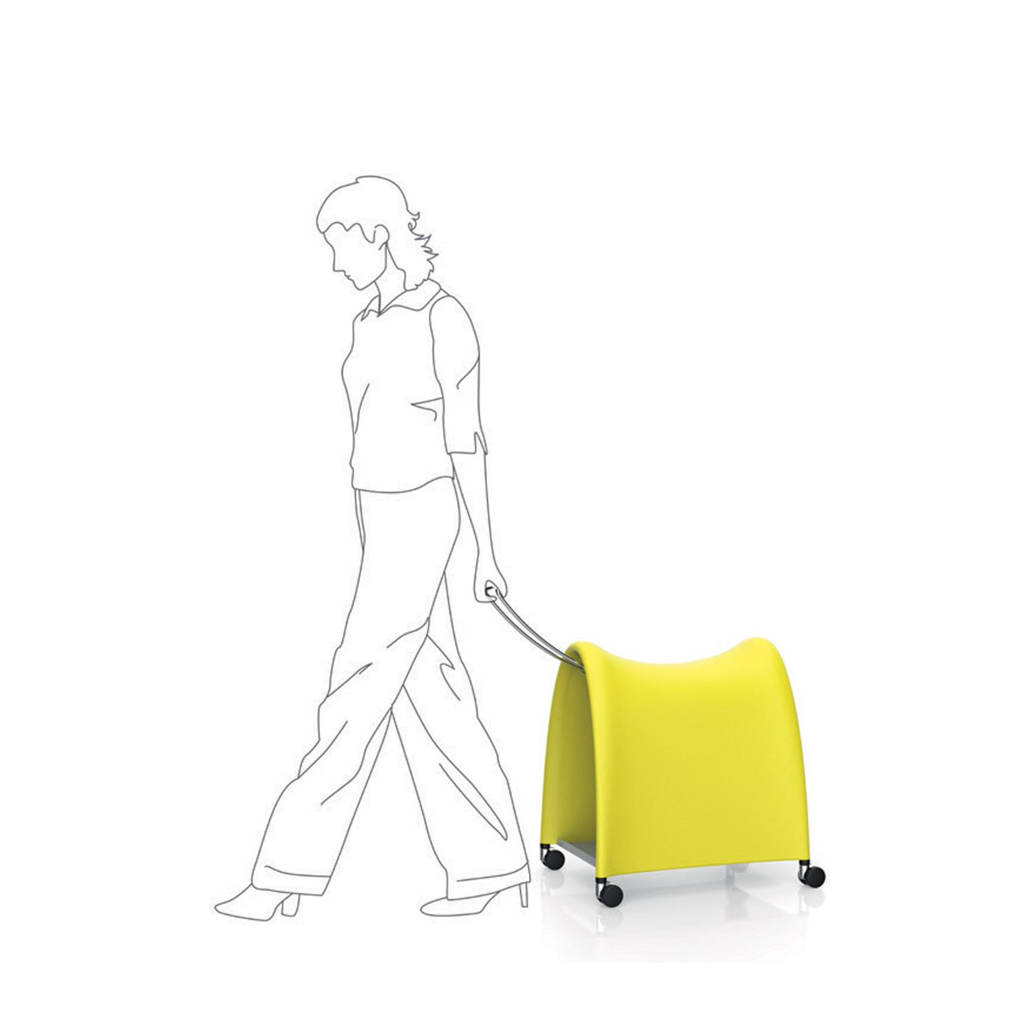 Torro Mobile Low Stool by Mobica Plus
