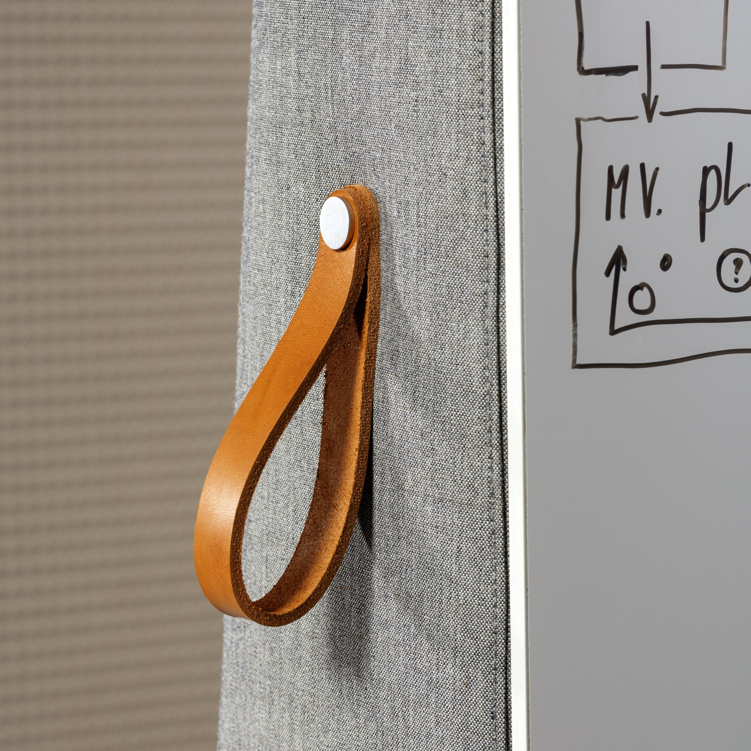 Trunk Whiteboard Leather Pull Handle