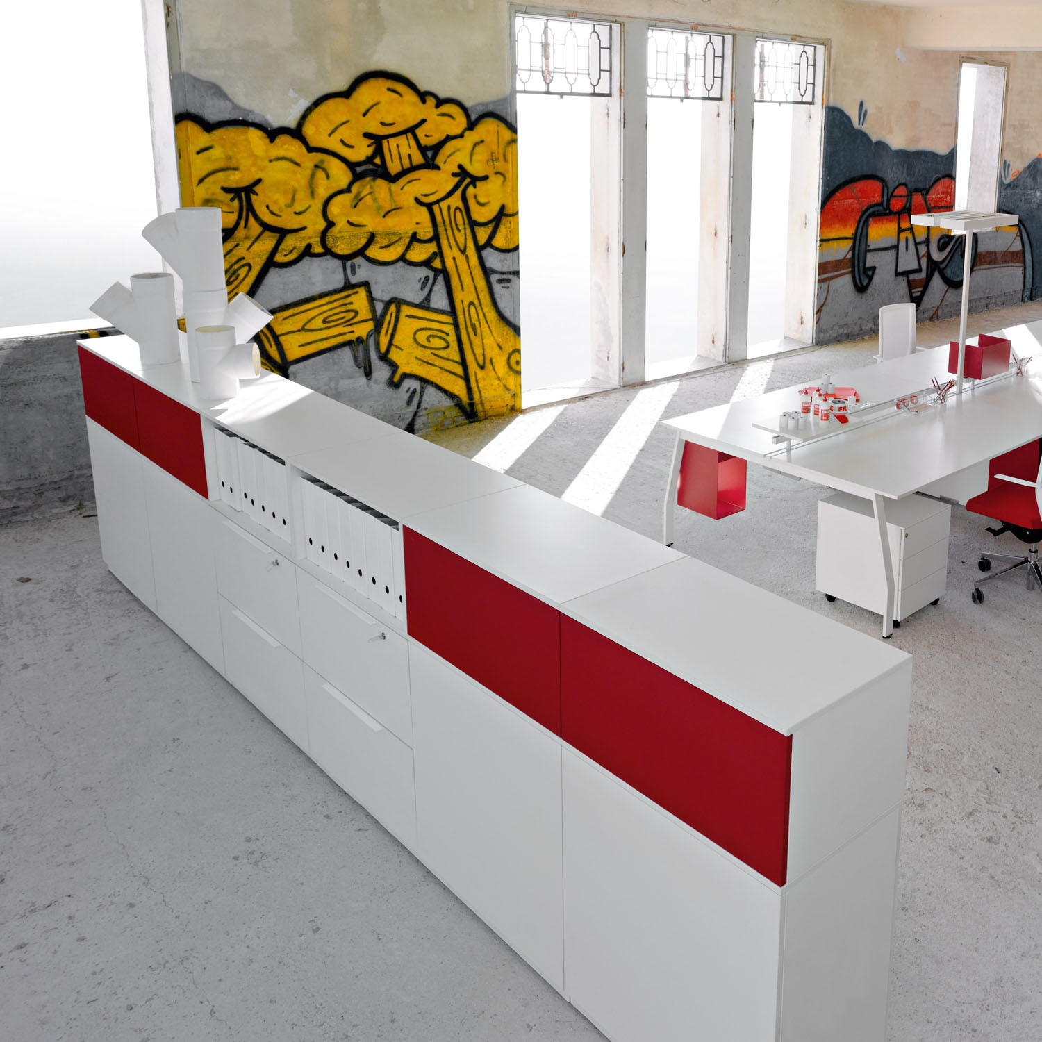 Use Me Storage and Ten Up Desking