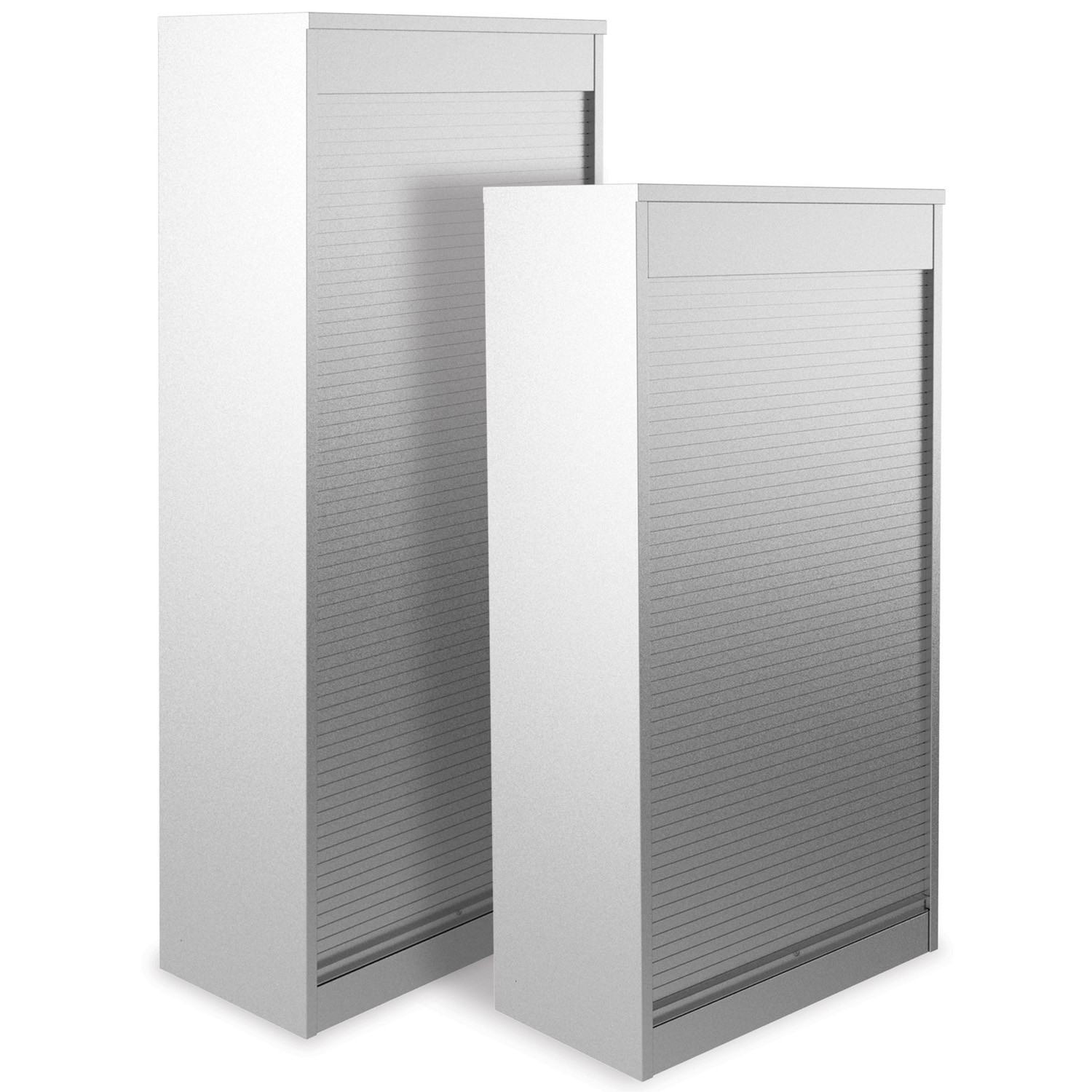 Vertical Tambour Office Cupboards