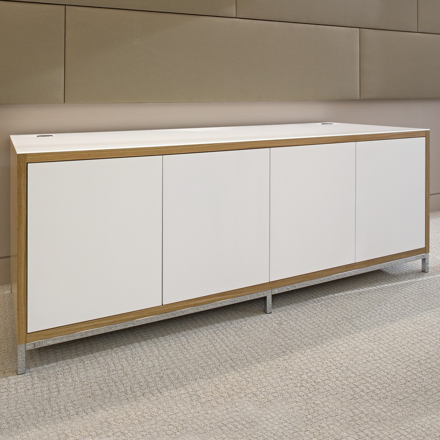 Chrome Credenza four door unit