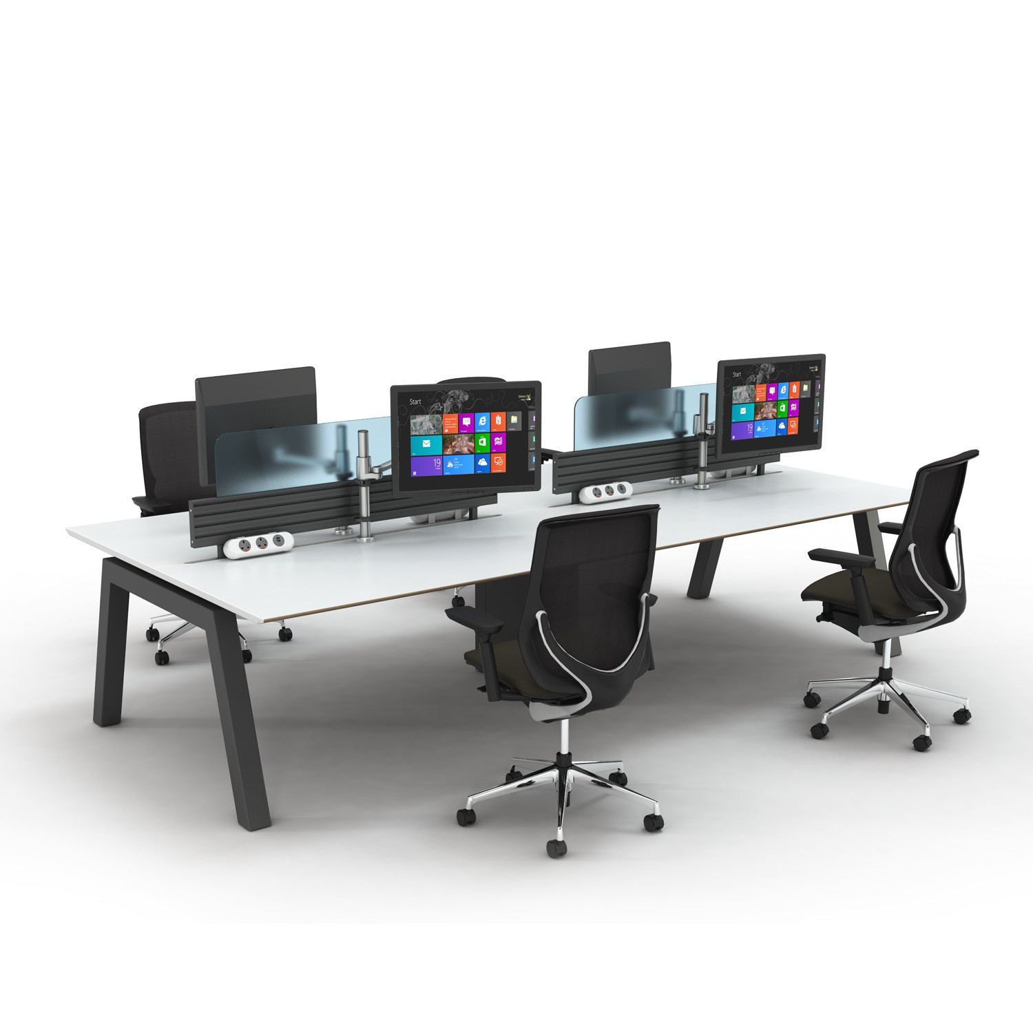Work 2 Office Bench Desk