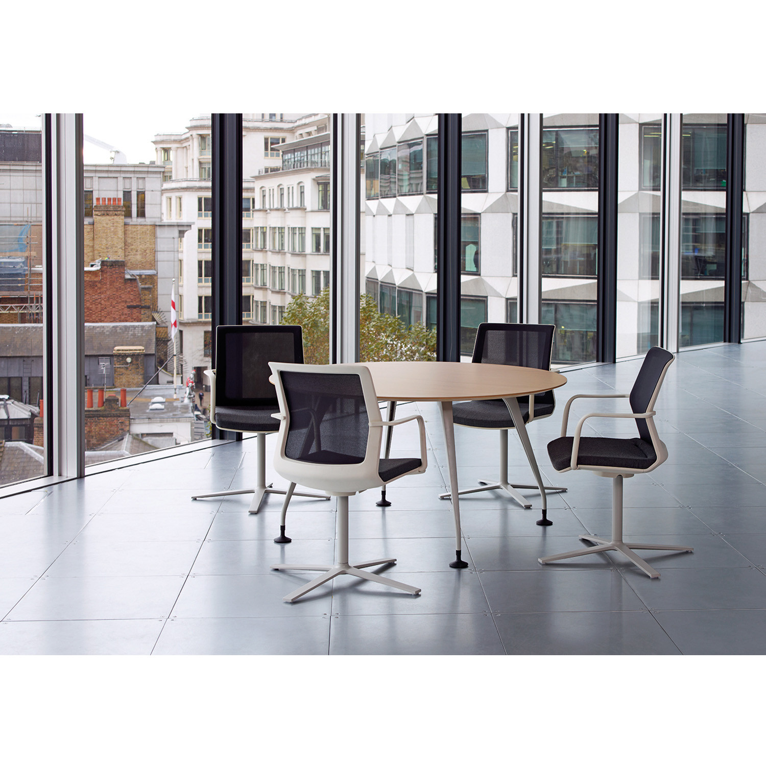 Orangebox Workday Flat 4-Star Base Chairs