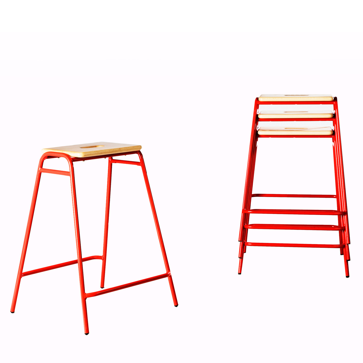 Working Girl Stacking Stools