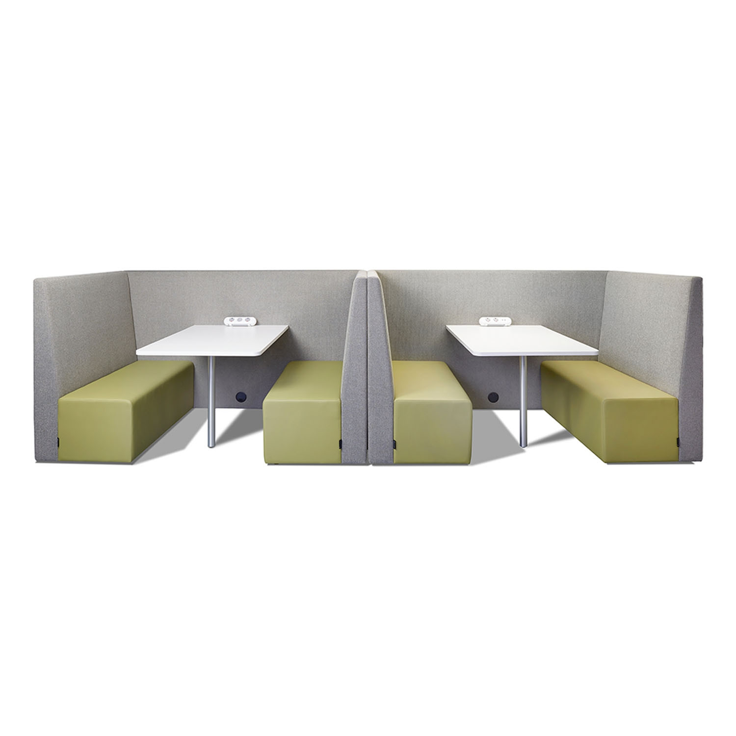 Wunderwall-Boulevard Booth System Height adjustable feet  