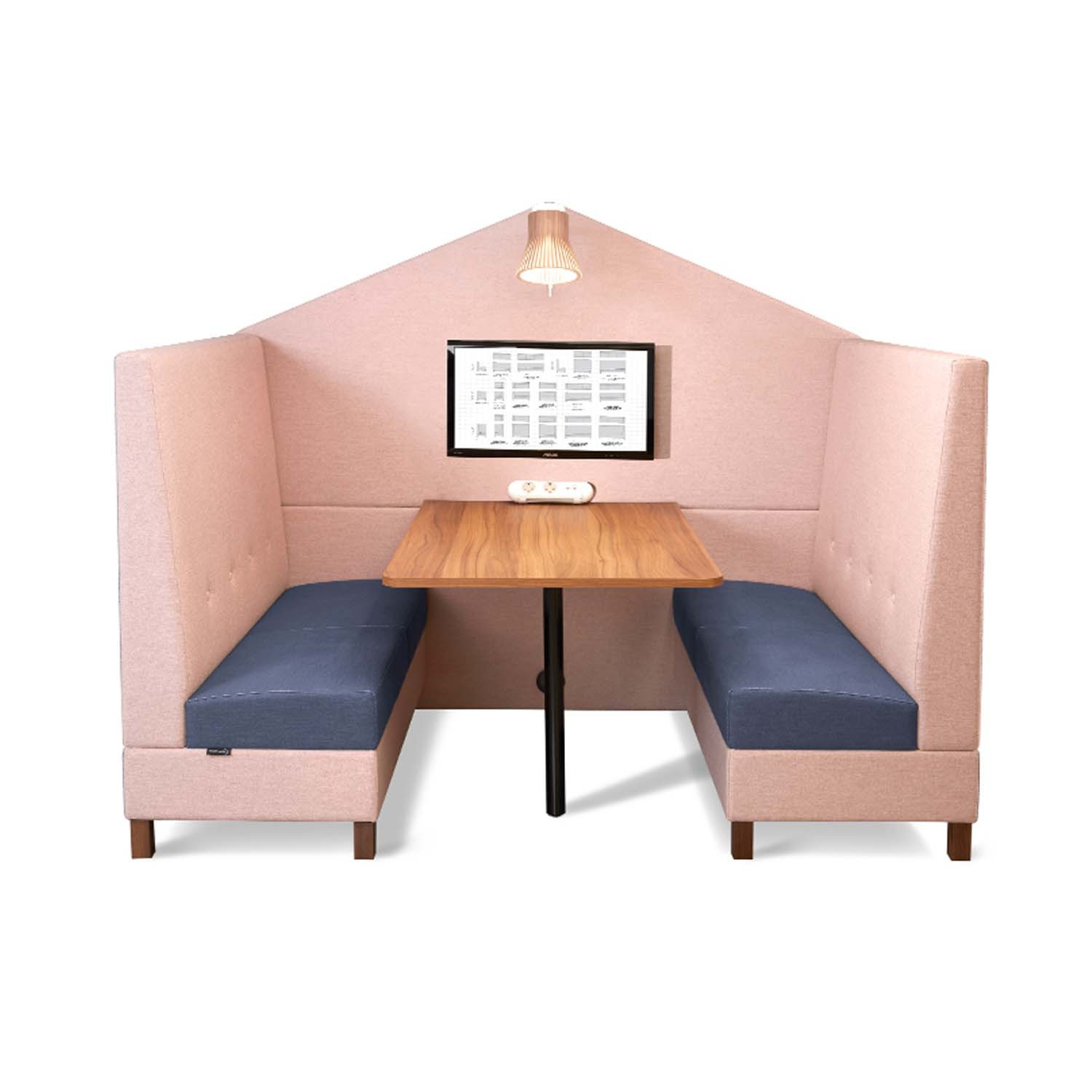 Wunderwall-Engage Booth System in Pink