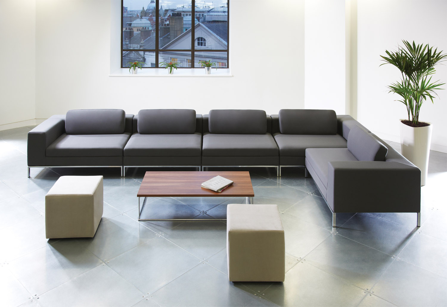 Zeus Reception Soft Seating by Connection