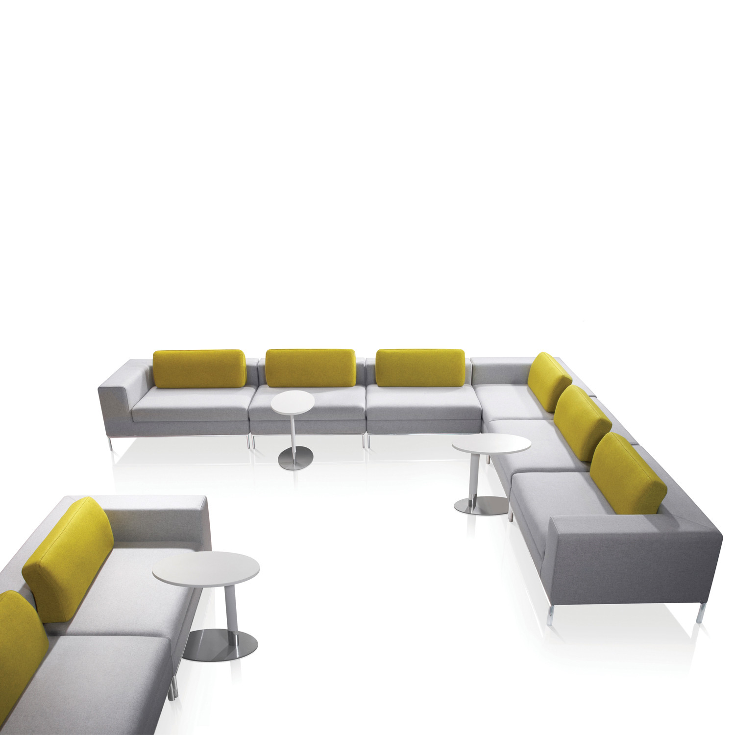 Zeus Tables with Zeus Seating by Connection