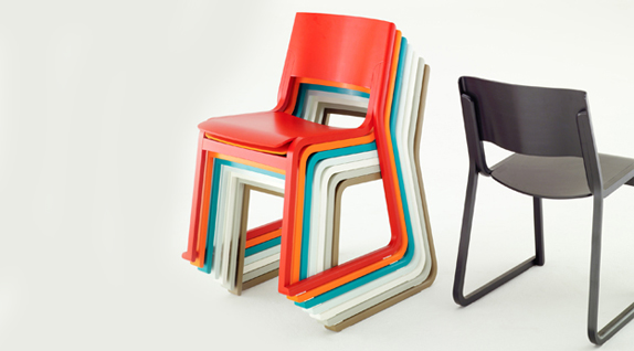 Theo stackable chair by Chorus