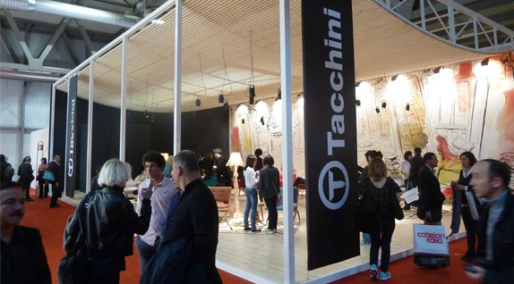 Tacchini's design fair stand